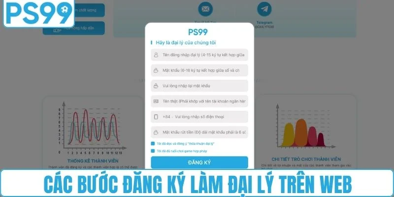 Các bước đăng ký làm đại lý trên web