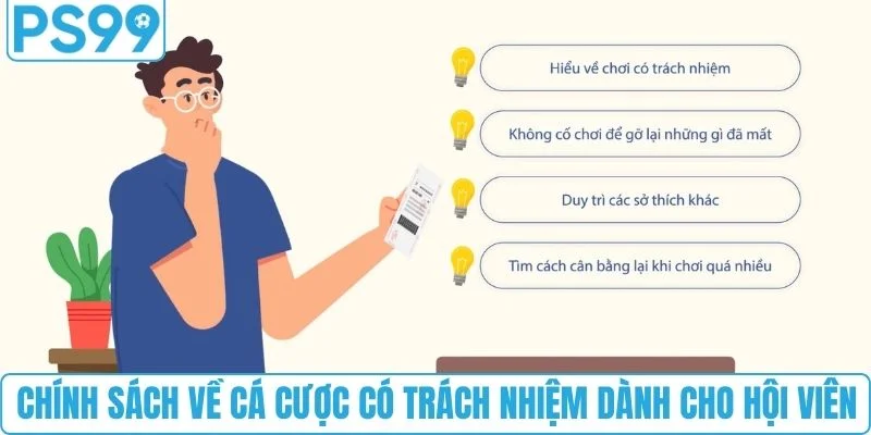 Chính sách về cá cược có trách nhiệm dành cho hội viên