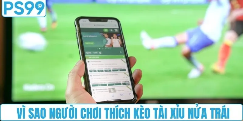 Lý do nên cược kèo bóng tài xỉu nửa trái