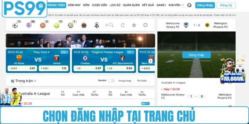 Truy cập đúng trang PS99 để tránh mất tài khoản